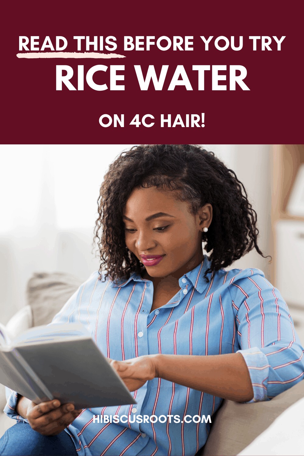 How to Use Rice Water for 4C Hair Growth!