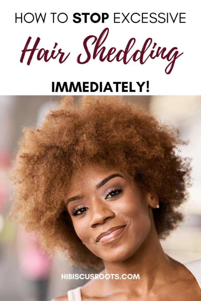 how to stop excessive shedding with a black tea rinse