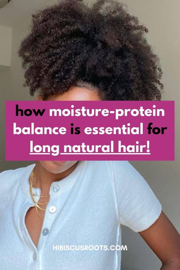 how to get balanced long natural hair