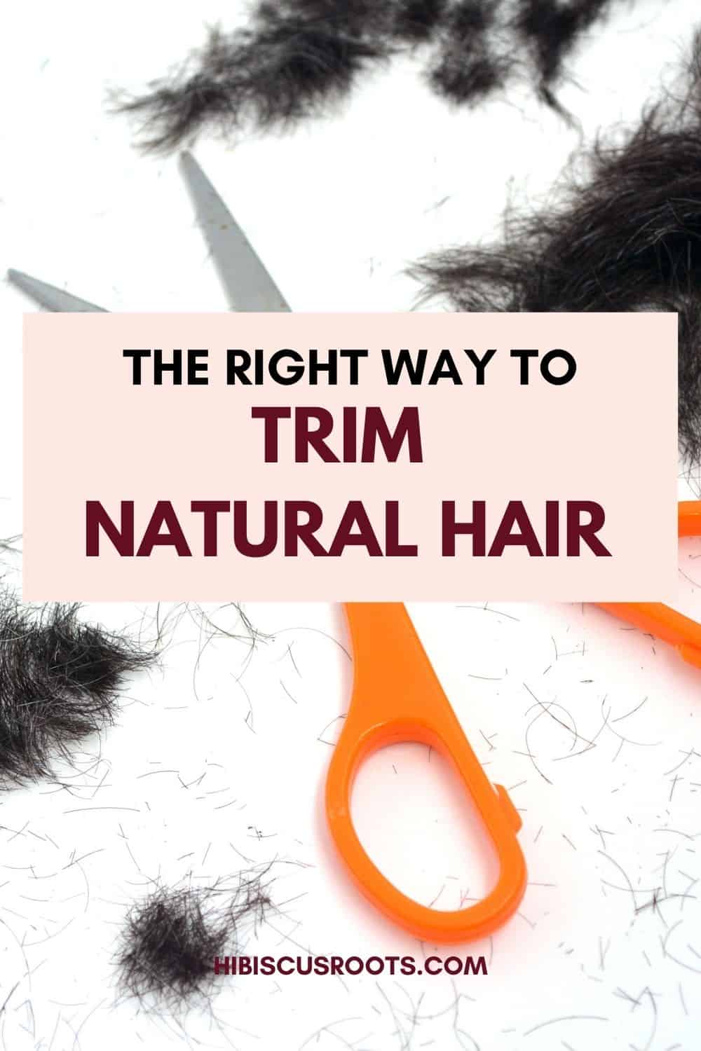 Fool-Proof Methods to Trim Natural Hair At Home!