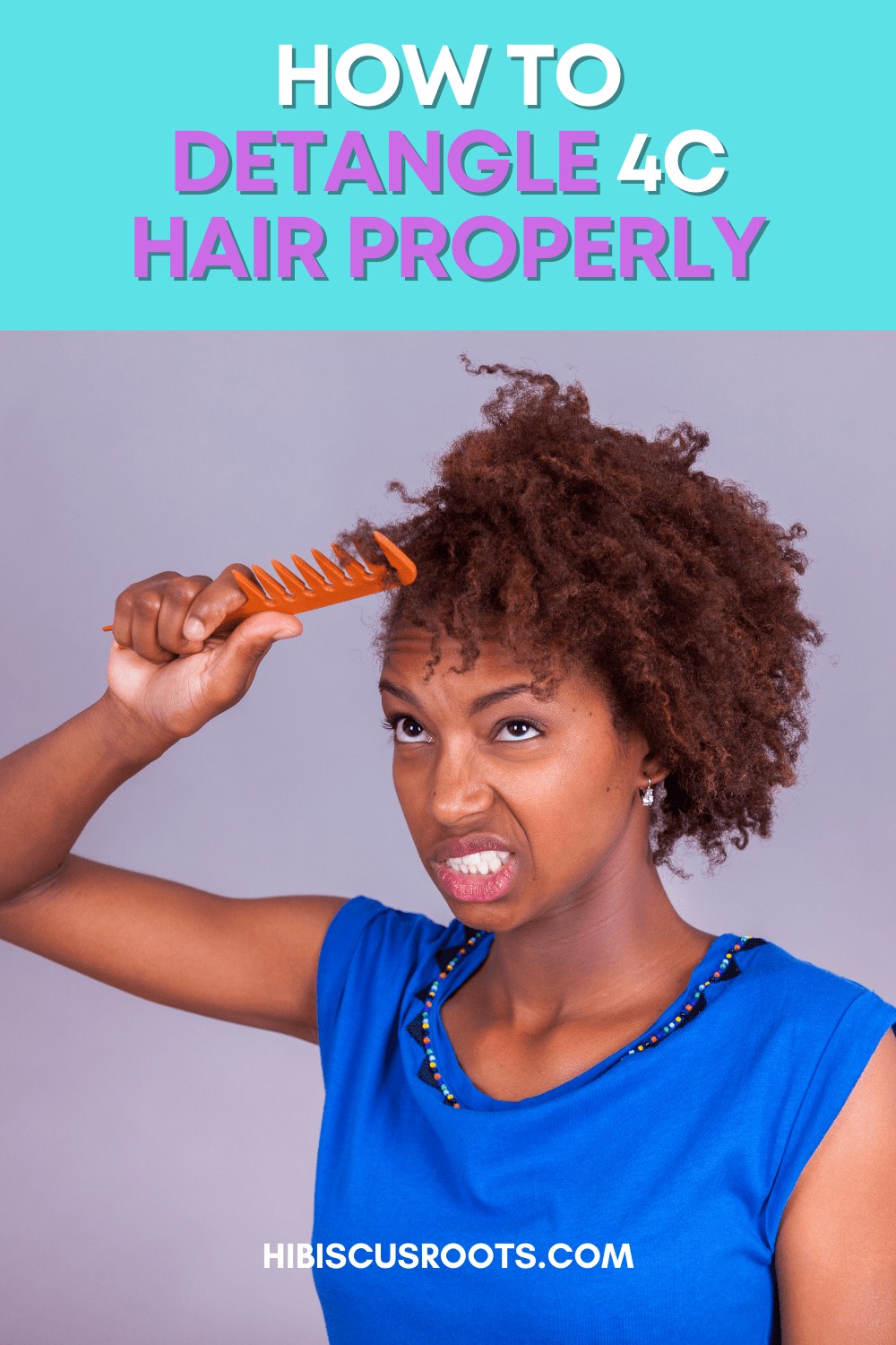 How to Detangle 4C Hair Naturally! (Home Remedies)