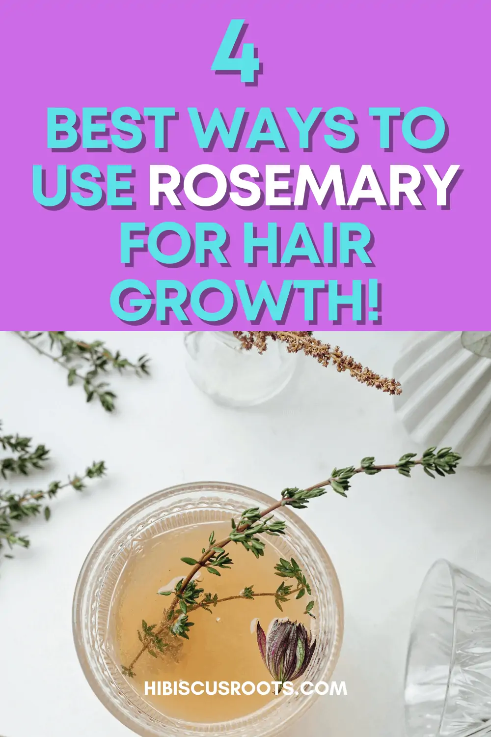 Why Rosemary is the BEST Herb for Natural Hair Growth! | Hibiscus Roots