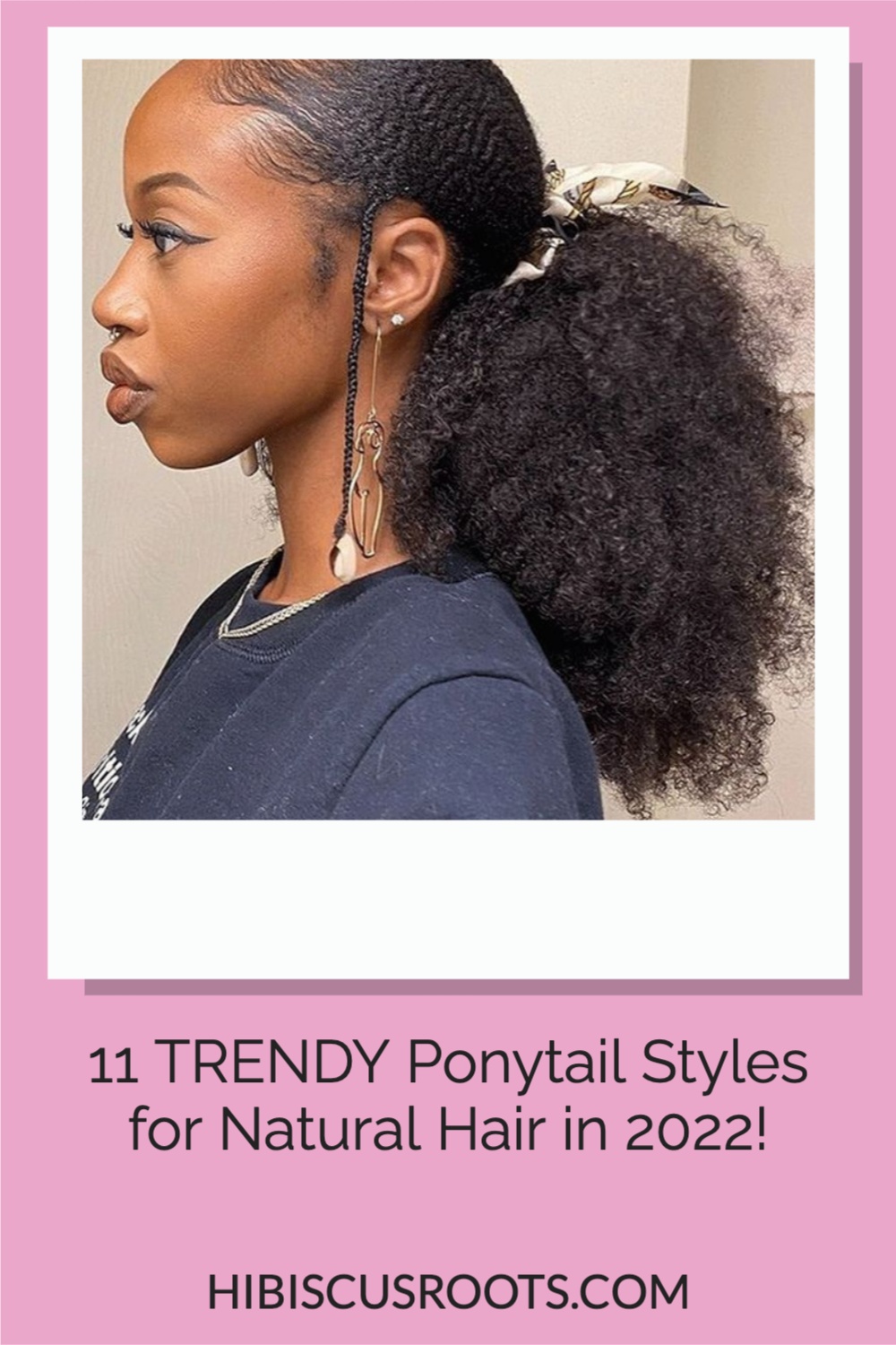 11 Trendy Natural Hair Ponytail Styles for 2024!