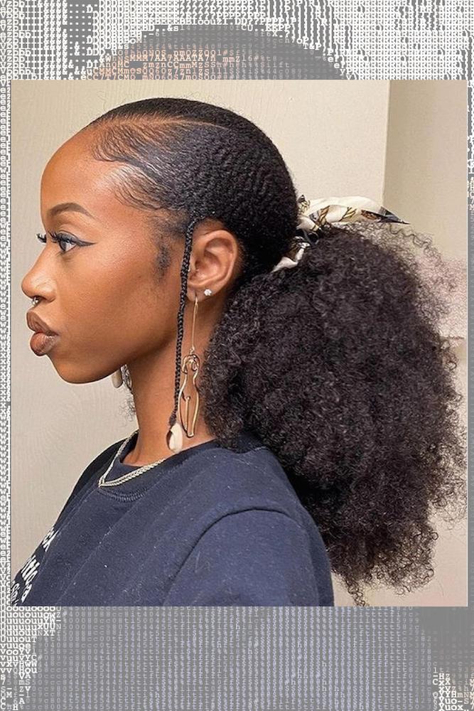 11 Trendy Natural Hair Ponytail Styles for 2023! | Hibiscus Roots