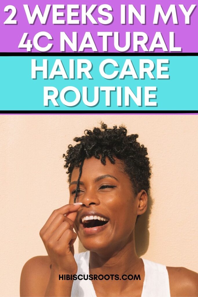 lazy natural hair care routine